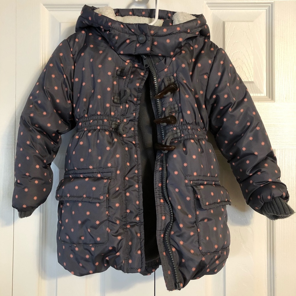 Old Navy hooded coat - Toddler girl 3T